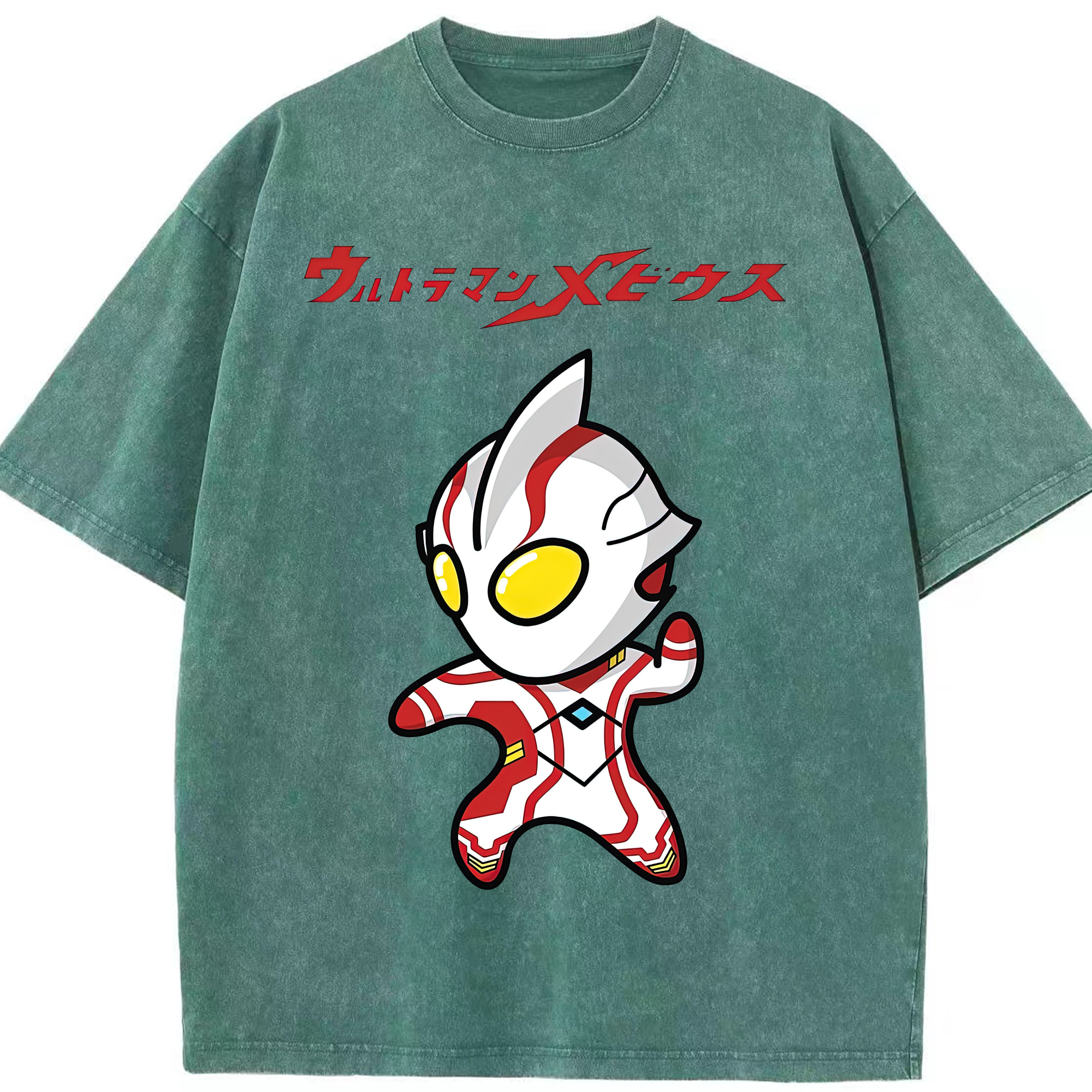 （画像用） ウルトラマン Ultraman 綿100% ヴィンテージ風 半袖Tシャツ（フロントプリント）